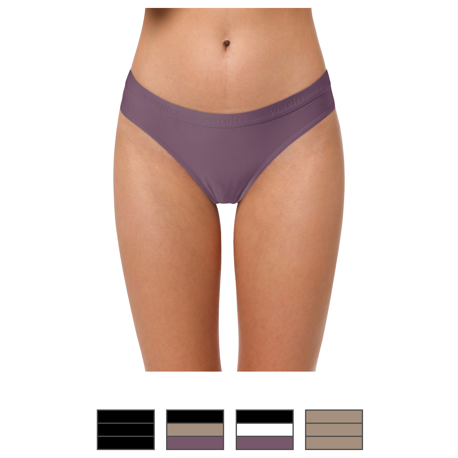 yenita® Damen Baumwoll String "SPORT COLLECTION" - Farbe wählbar