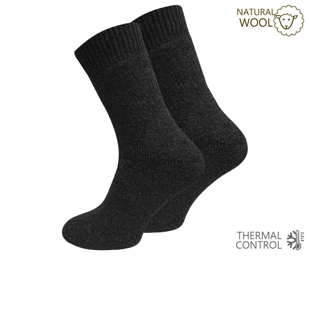 2er Pack Herren vollplüsch NORWEGER Socken extrem dick und warm