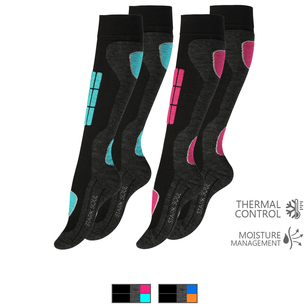 Stark Soul® Damen Performance Wintersport Kniestrümpfe - Farbe wählbar