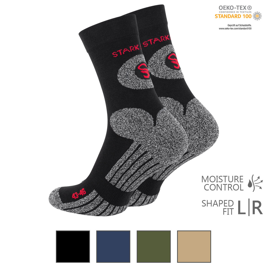 Stark Soul® unisex Trekkingsocken mit Air-Channel-Sohle - Farbe wählbar