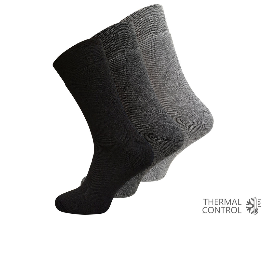 Herren 3er Pack Thermo Socken mit Softbund