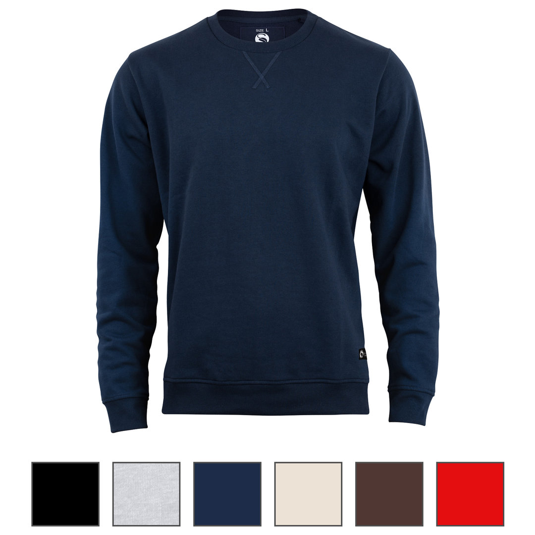 Stark Soul® Herren Sweatshirt mit Softfinish innen - Farbe wählbar